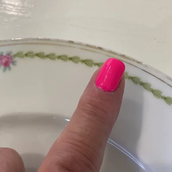 Vintage Limoges Bassett Austria Sweet Roses Plate! - Picture 5 of 5